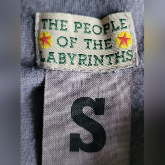 The people of the labyrinths soft velvet full length dress in size small. - Picture 6 of 7